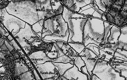 Old map of Netherley in 1896