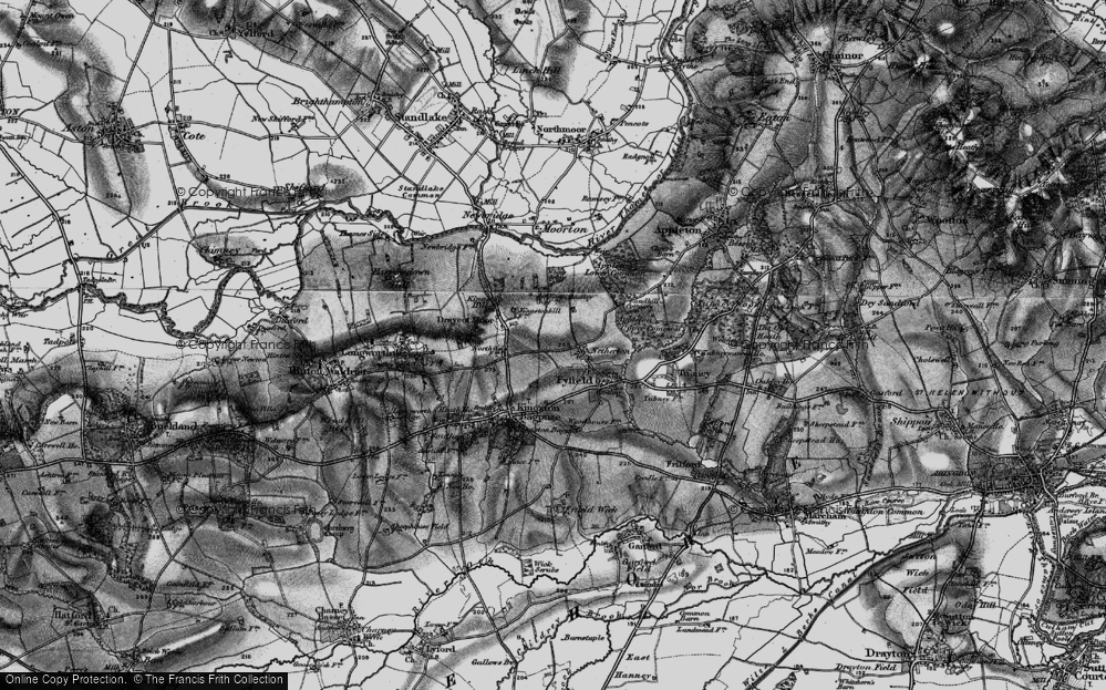 Old Map of Netherton, 1895 in 1895