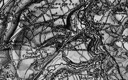 Old map of Netherton in 1896