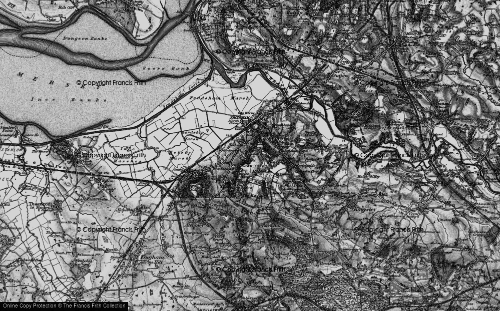 Old Map of Netherton, 1896 in 1896