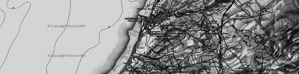 Old map of Netherton in 1897