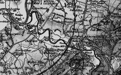 Old map of Calderstones Hospital in 1898