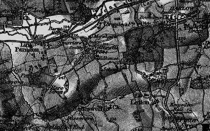 Old map of Netteswell in 1896