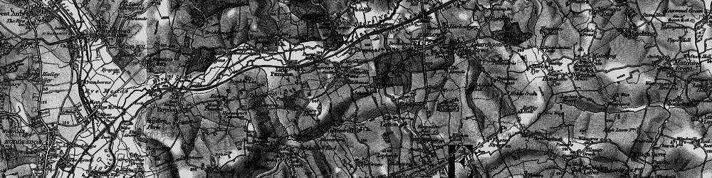Old map of Netteswell in 1896