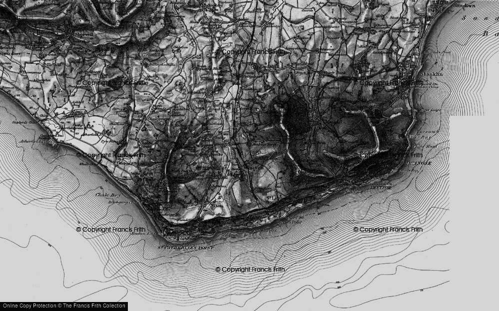 Old Map of Nettlecombe, 1895 in 1895
