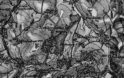 Old map of Nettlecombe in 1898