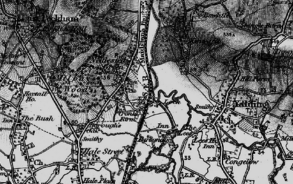 Old map of Bow Hill Ho in 1895