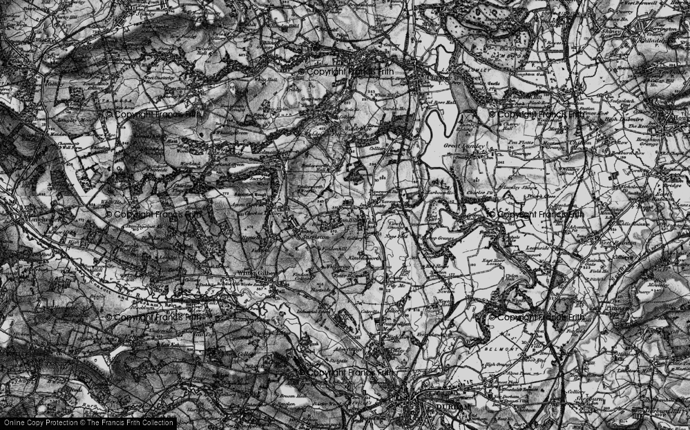 Old Map of Nettlesworth, 1898 in 1898