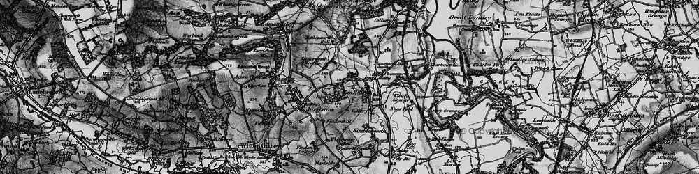 Old map of Nettlesworth in 1898