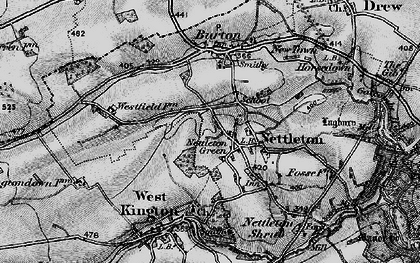 Old map of Nettleton in 1898