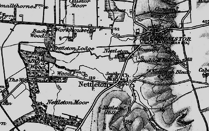 Old map of Nettleton in 1898