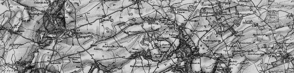 Old map of Nettleton Green in 1898