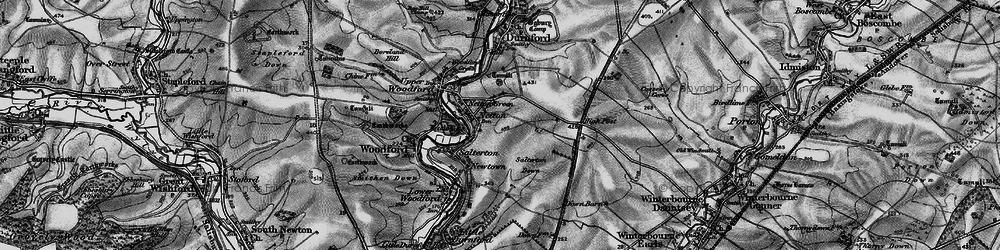 Old map of High Post in 1898