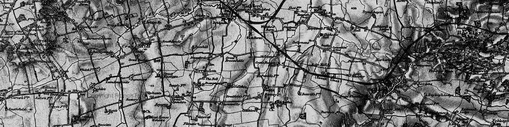Old map of Nevendon in 1896
