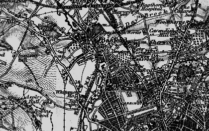 Old map of New Basford in 1899
