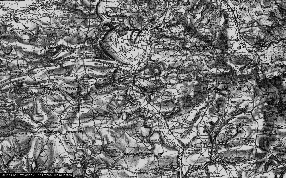 Old Map of Historic Map covering Vale Of Glamorgan in 1897