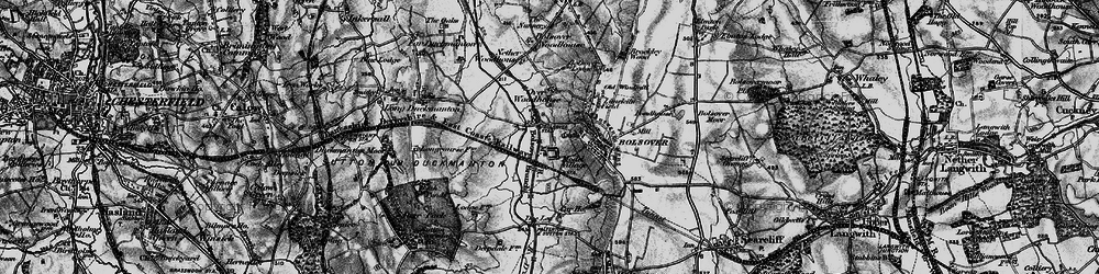 Old map of New Bolsover in 1896