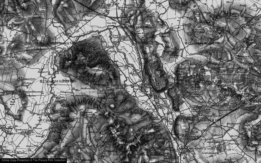 Old Map of New Botley, 1895 in 1895