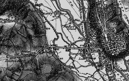 Old map of New Botley in 1895