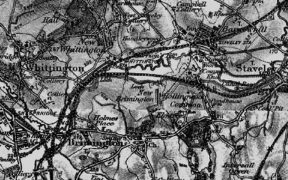 Old map of New Brimington in 1896