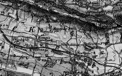 Old map of New Buildings in 1897