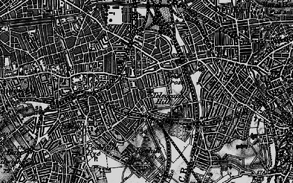 Old map of New Cross Gate in 1896