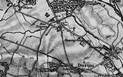 Old map of New Duston in 1898