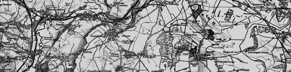 Old map of New Edlington in 1895
