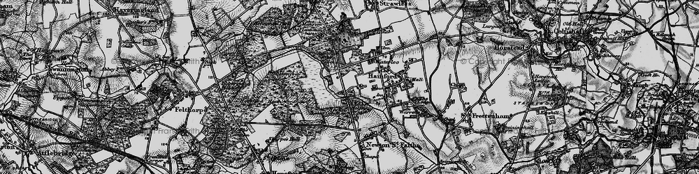 Old map of Lamb's Holes in 1898