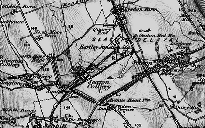 Old map of New Hartley in 1897