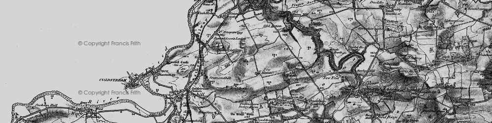 Old map of New Heaton in 1897