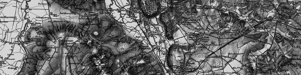 Old map of New Hinksey in 1895