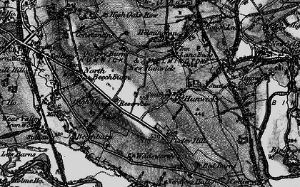 Old map of New Hunwick in 1897
