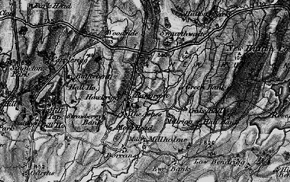 Old map of New Hutton in 1897