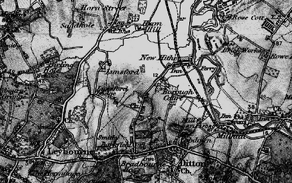Old map of New Hythe in 1895