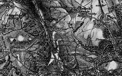 Old map of New Inn in 1897