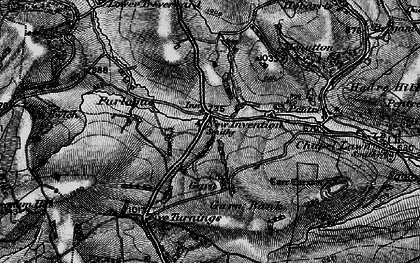 Old map of Pentre in 1899