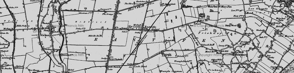 Old map of New Leake in 1899