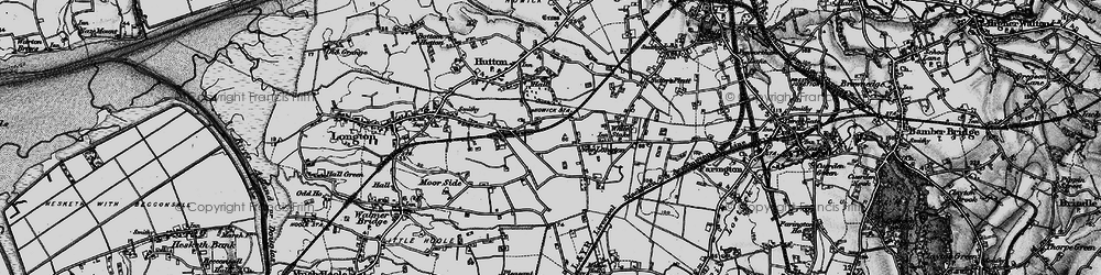 Old map of New Longton in 1896
