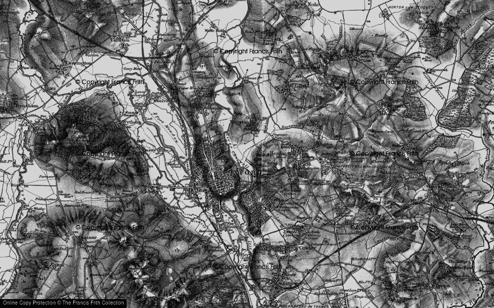 Old Map of New Marston, 1895 in 1895