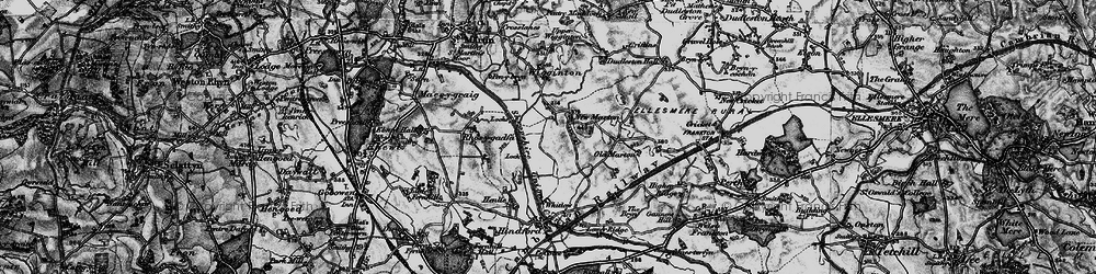 Old map of New Marton in 1897