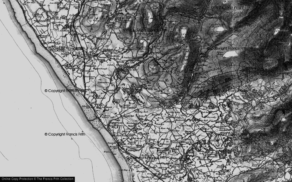 Old Map of New Mill, 1897 in 1897