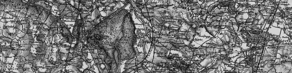 Old map of Birkin Brook in 1896