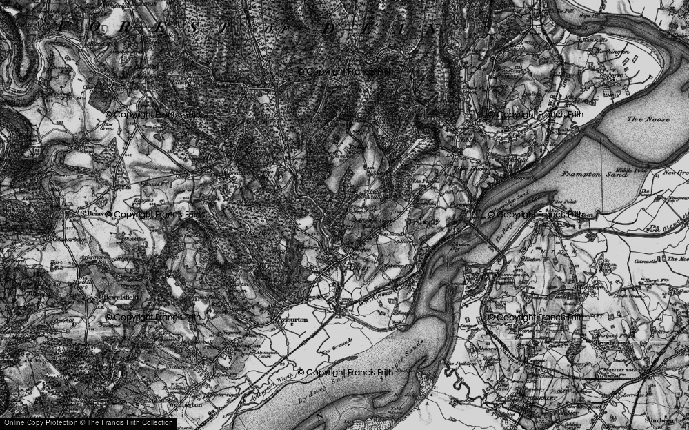 Old Map of New Mills, 1897 in 1897