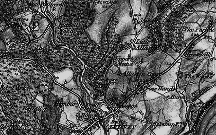 Old map of New Mills in 1897
