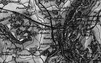 Old map of New Mills in 1898