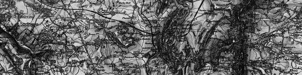 Old map of New Mills in 1898