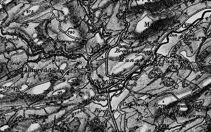 Old map of Belan-deg in 1899