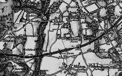Old map of New Milton in 1895