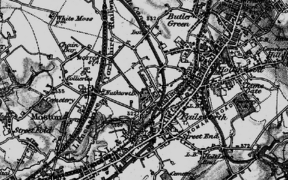 Old map of New Moston in 1896